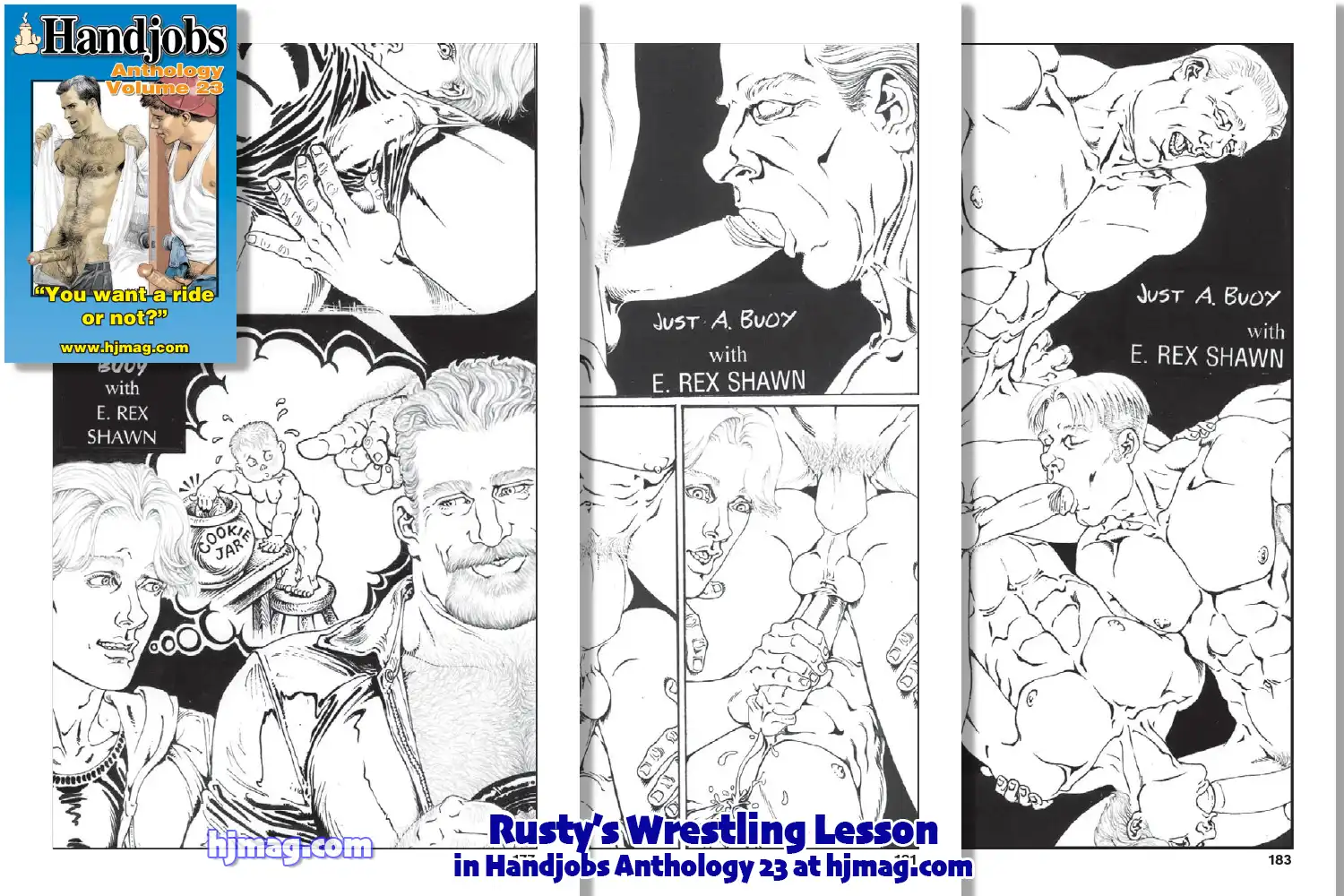 Rusty’s Wrestling Lesson in Handobs Anthology 23