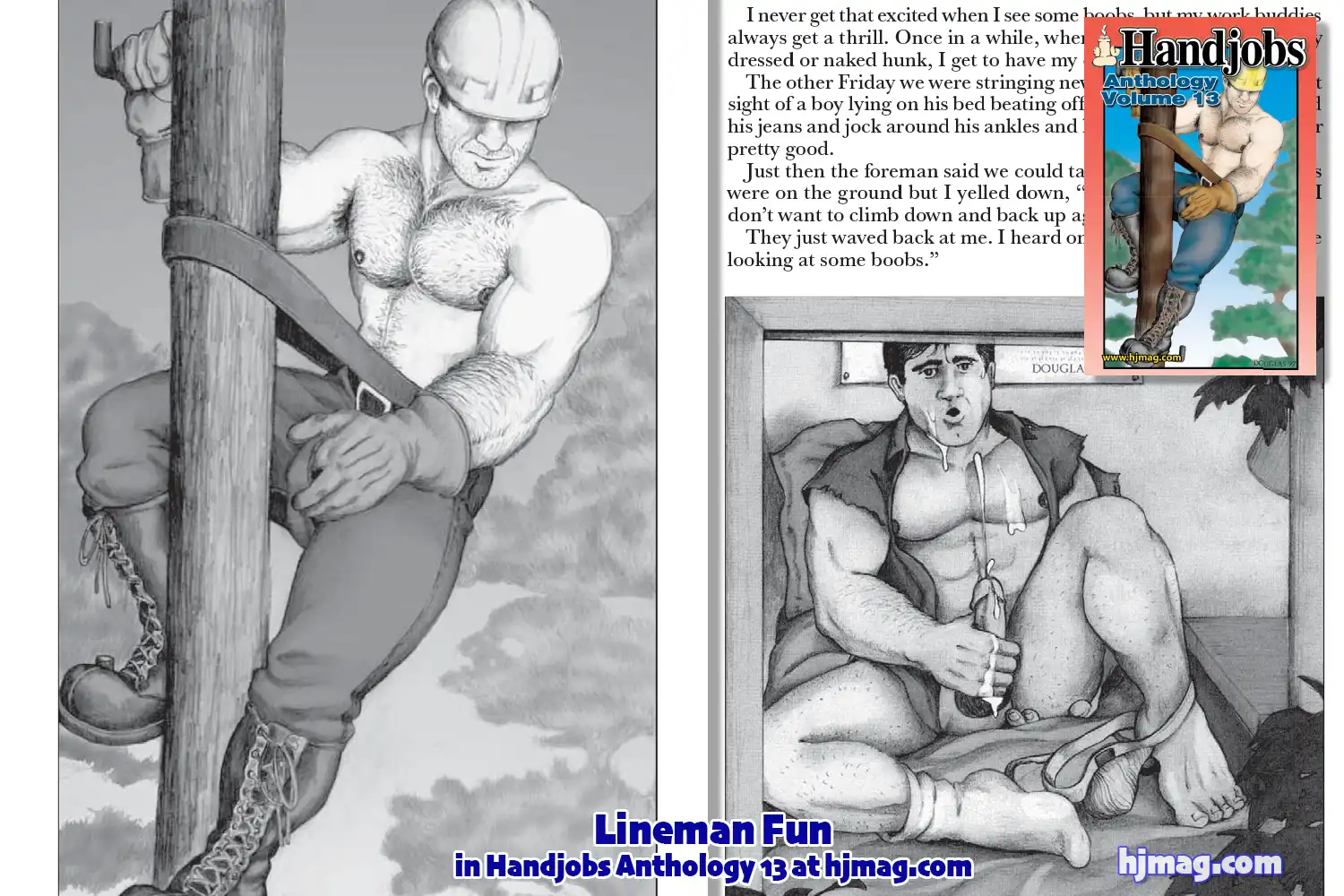 Lineman Fun in Handjobs Anthology 13
